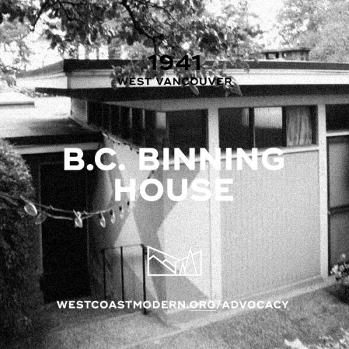B.C. Binning House, 1941