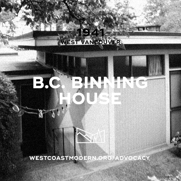 B.C. Binning House, 1941