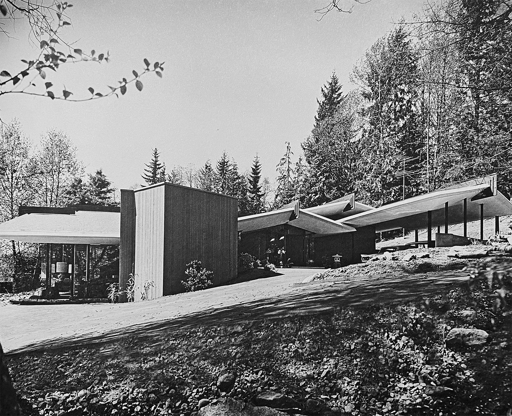 Forrest Residence, Thompson, Berwick, Pratt Architects, 1962-1963. Photo: Selwyn Pullan, 1962. Collection of West Vancouver Art Museum. 