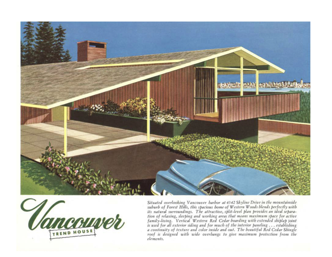 Vancouver Trend House, Trend House Program Brochure, 1954