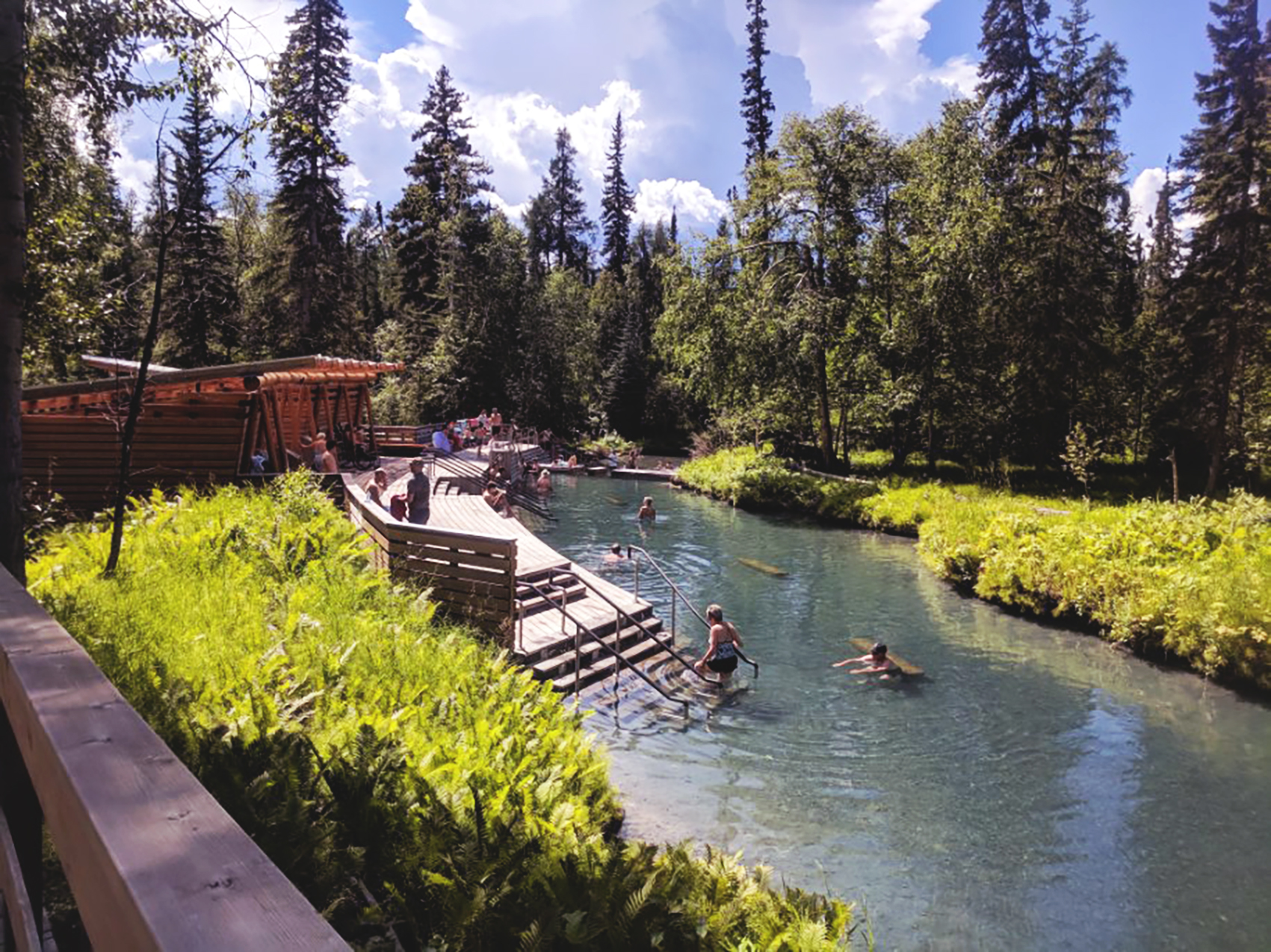 Liard River Hot Springs, 2018. Photograph courtesy of Christine Gairns.