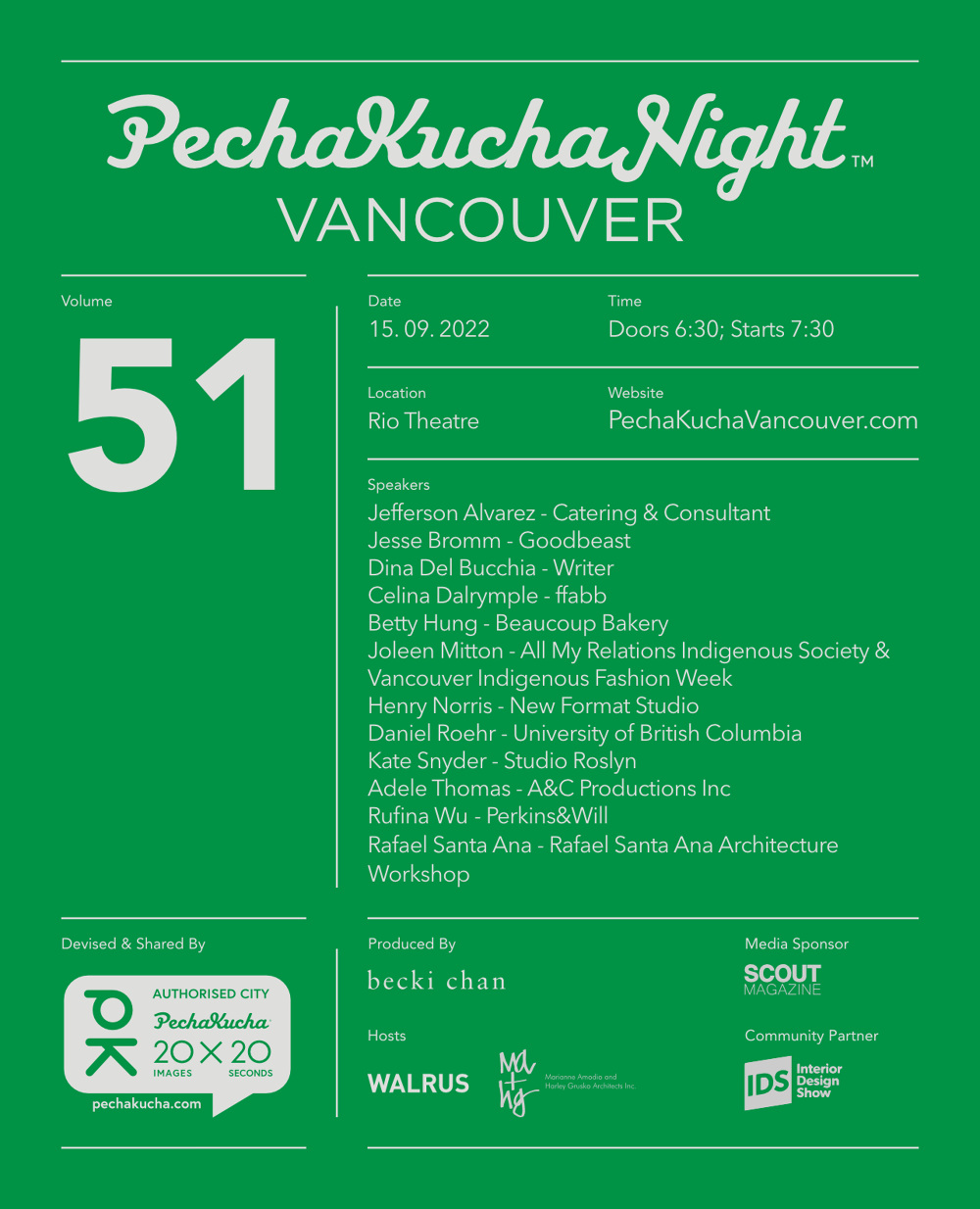 PechaKucha Night Vol. 51 – 2022.09.15