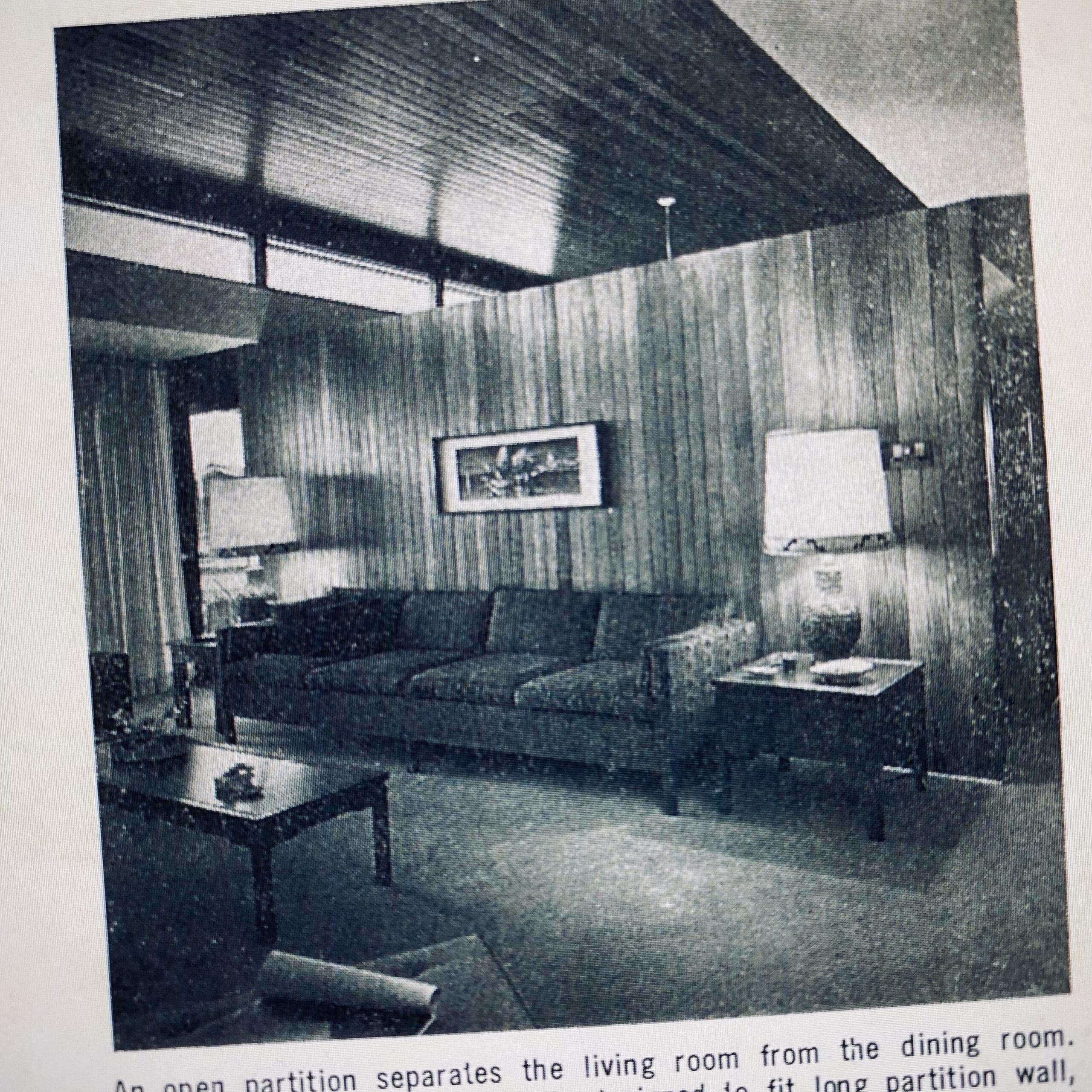 Western Homes & Living. May 1964. Photo by Selwyn Pullan.