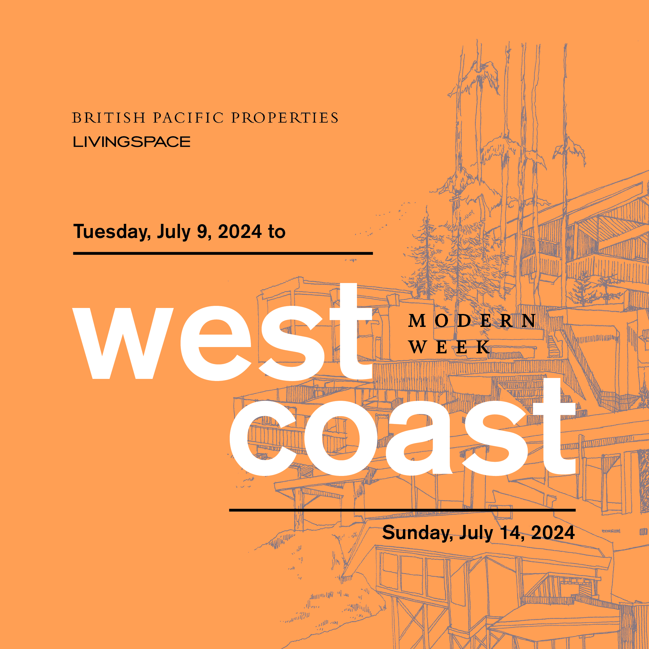 West Coast Modern Week  – 2024.07.09–07.14